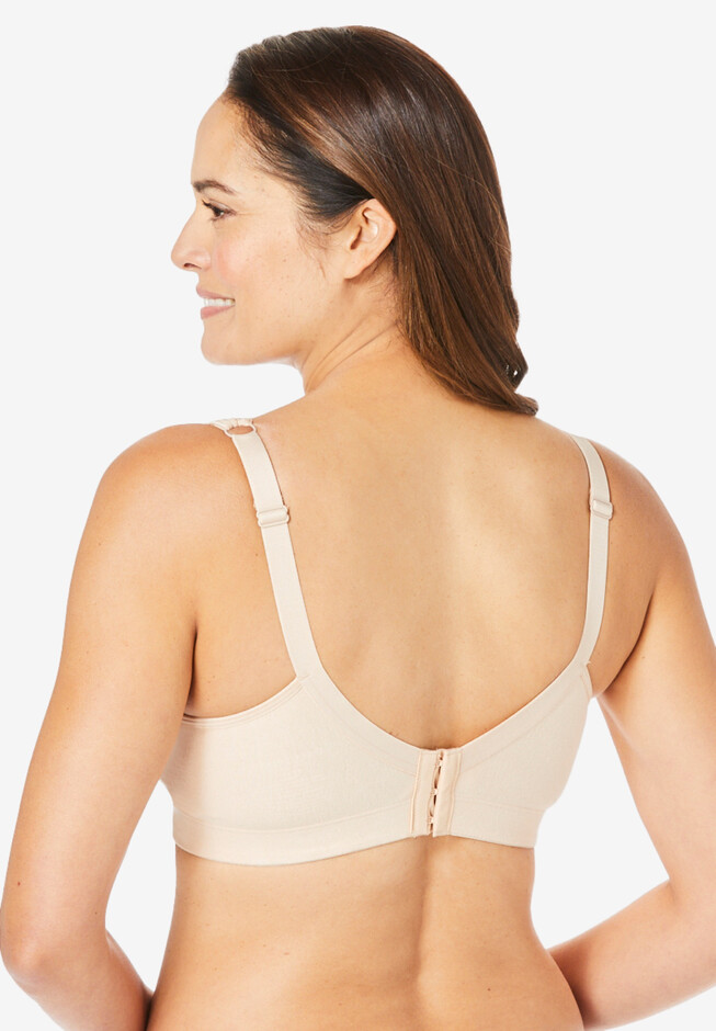 Baetty Seamless Bras for Women Full Coverage, Jelly Strip Wireless Bra for  Women with Support, Ultra Comfortable Cotton Bra : : Clothing