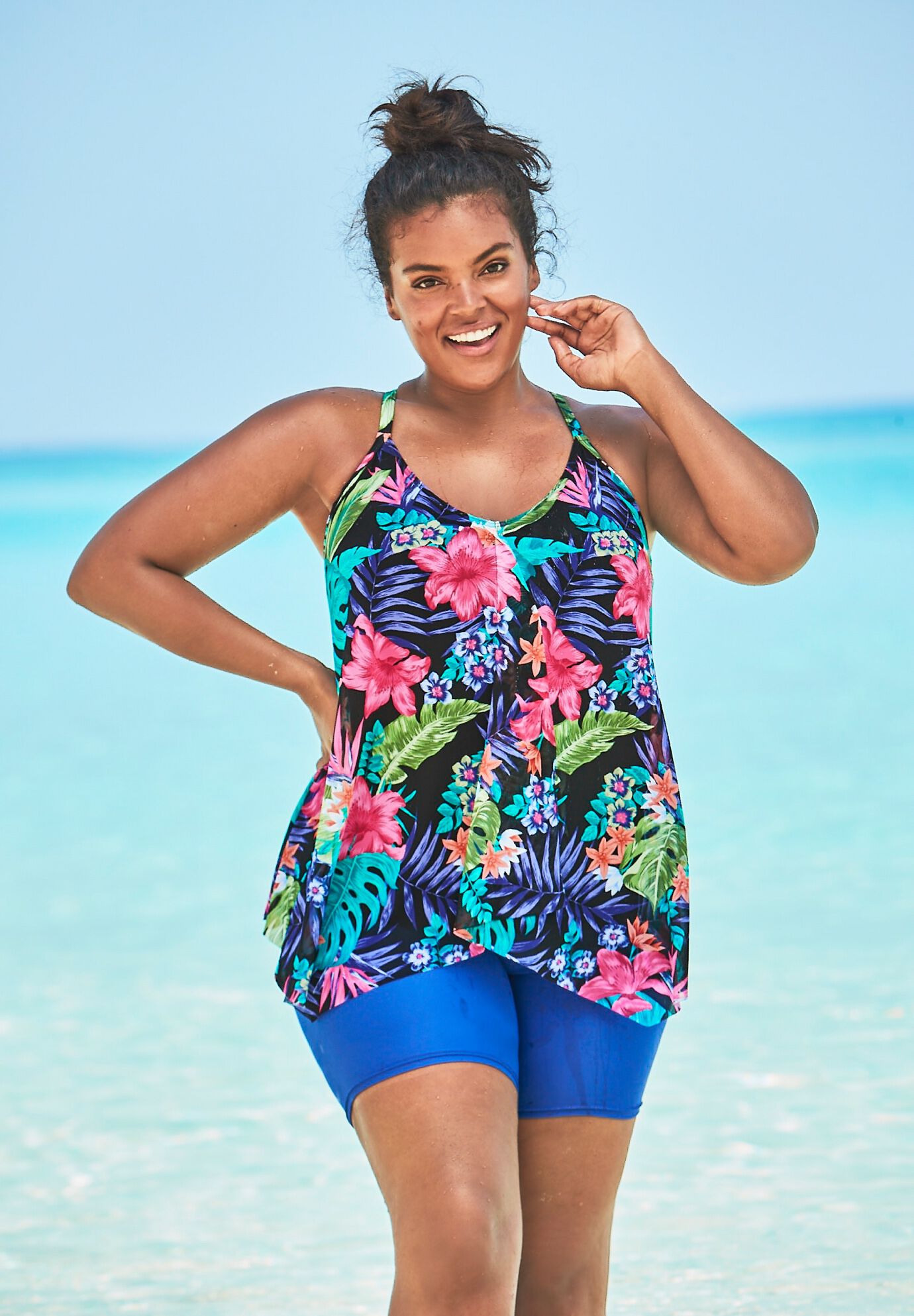 plus size swimdress longer length