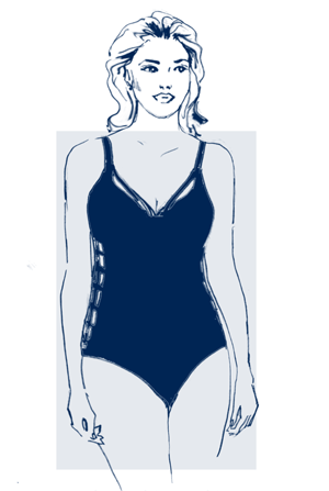 Shirred Zipper Tank One Piece Swimsuit Private Lines – Longitude Swim