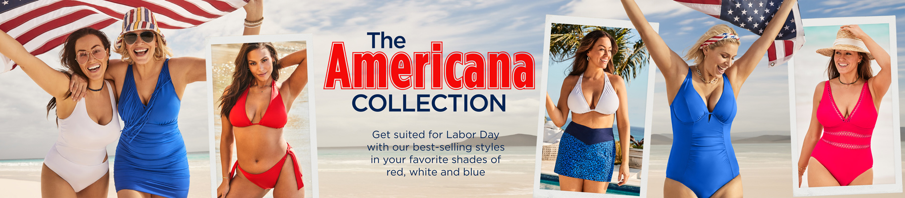 Shop The Americana Collection: Get suited for Labor Day with our best-selling styles in your favorite shades of red, white and blue